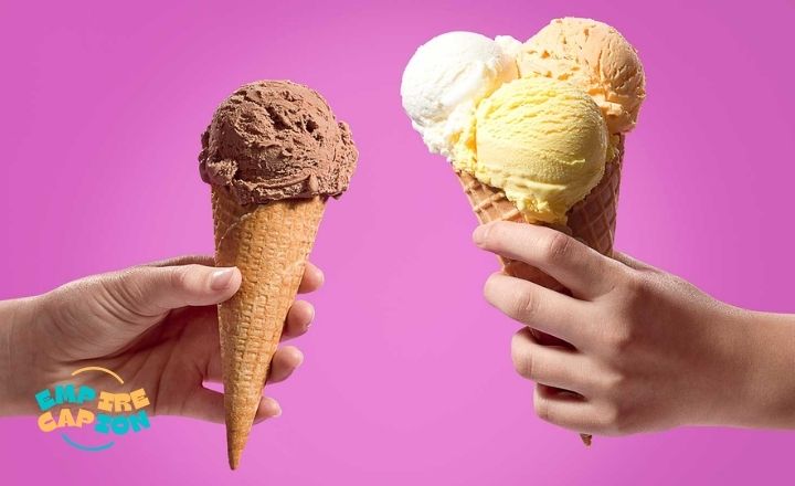 Captions on Ice Cream