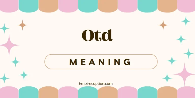 otd meaning
